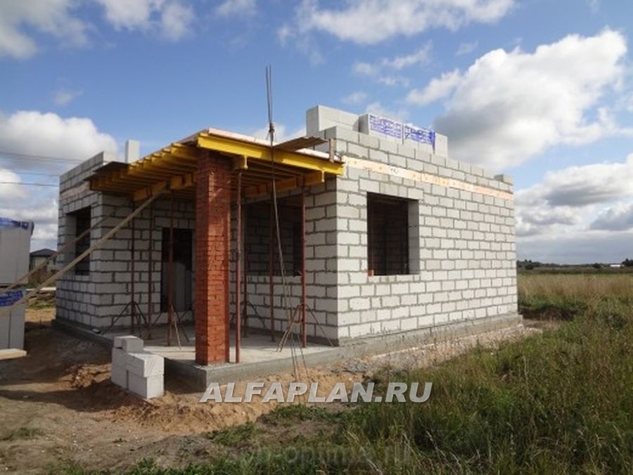 Строительство дома по проекту 157A - фото №24