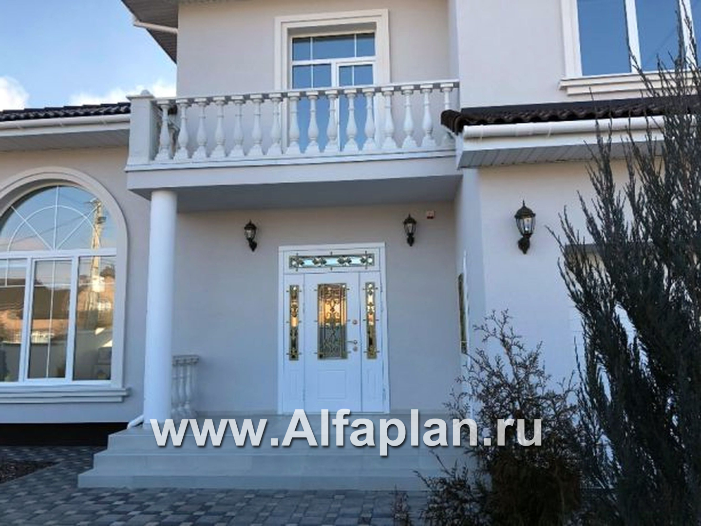 Проекты домов Альфаплан - «Тургенев» - русская усадьба, в классическом стиле - дополнительное изображение №4