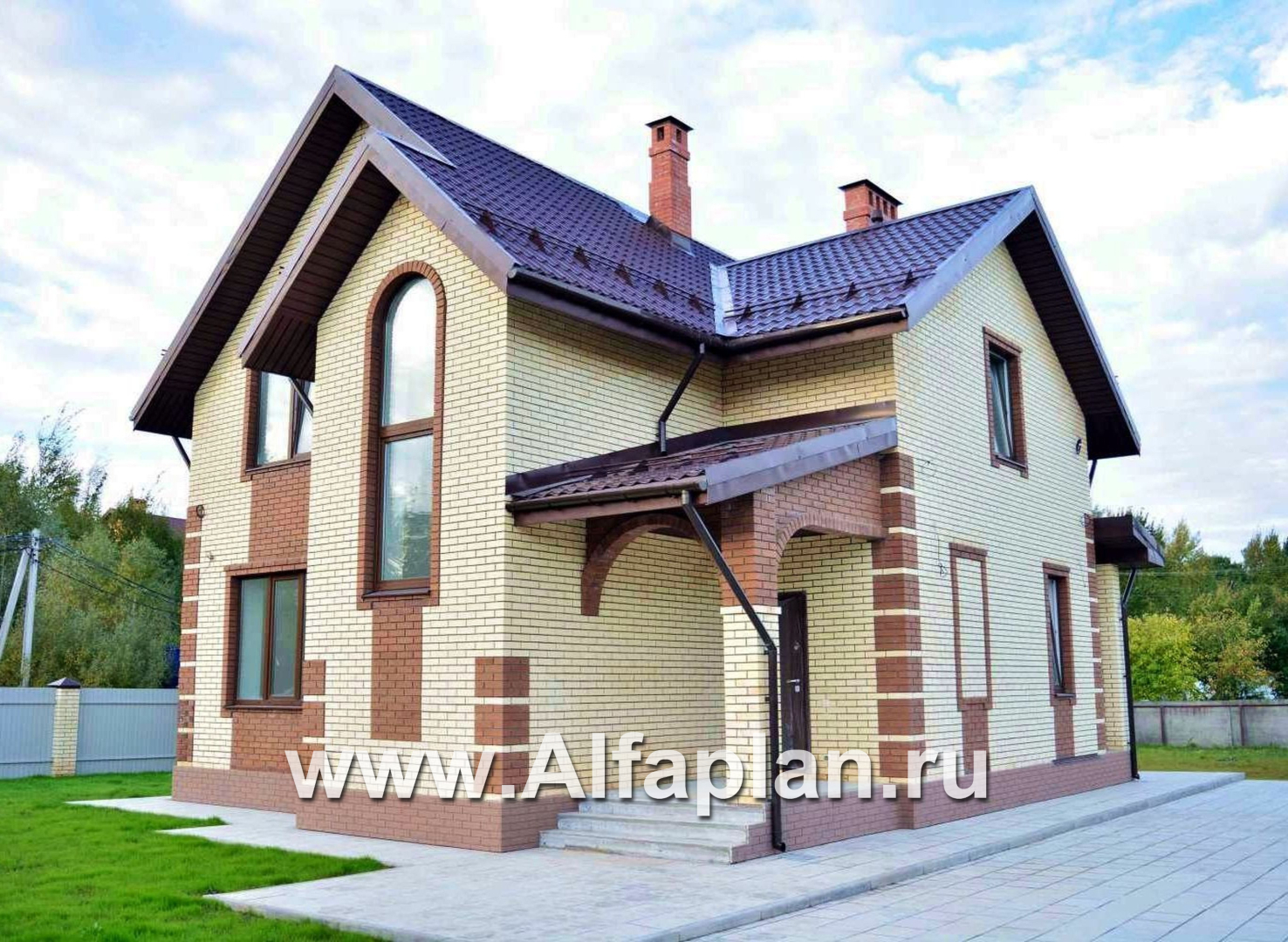 Проекты домов Альфаплан - «Приоритет»-  элегантный коттедж , удобный план дома - дополнительное изображение №4