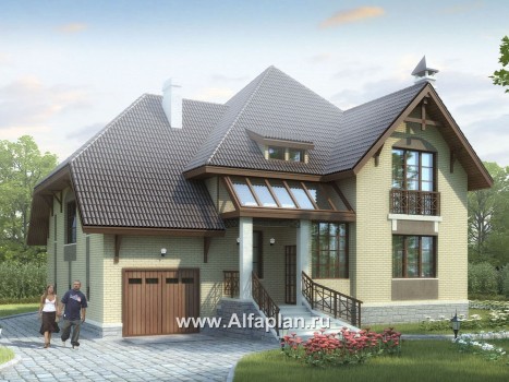 Проекты домов Альфаплан - «Суперстилиса» - удобный дом с рациональной планировкой - превью дополнительного изображения №1