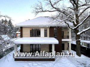 «Эрго» - проект дома 10х10м, планировка с террасой со стороны входа, с удобной планировкой [Копия от 02.04.2024 12:17:14]