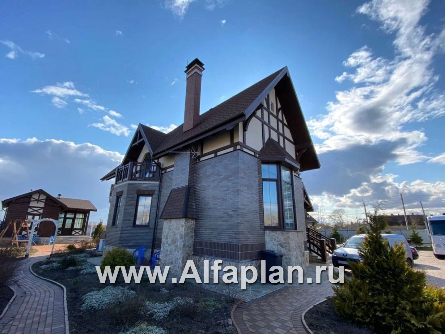 Проекты домов Альфаплан - «Вернигероде» - загородный дом с мансардой - дополнительное изображение №10