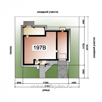 Проекты домов Альфаплан - «Айвенго» — особняк для большой семьи с жилой мансардой и гаражом - превью дополнительного изображения №3